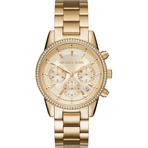 montre michael kors femme original|Michael Kors watch model nadja.